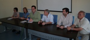 CDL Gondomar, Natalia Salgueiro, Mercedes González, Eladio Bargiela, Orencio Rodríguez, José Ignacio Troncoso e José 