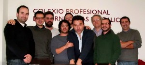 Profesionais dos medios que forman parte da Asociación de Medios en Galego