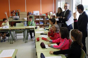 Conselleiro de Educación no inicio do curso escolar 2014 | Imaxe Xunta de Galicia