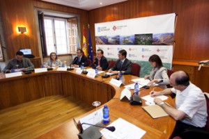 Agustín Hernández e Samuel Juárez participaron hoxe na xuntanza do Consello Galego de Medio Ambiente