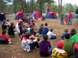 acampada baiona