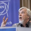 Rolf Heuer, durante o anuncio do pasado miércoles. / CERN