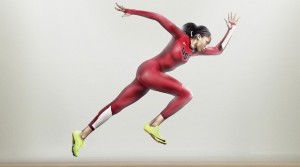 Imaxe promocional coa atleta estadounidense Allyson Felix. / Nike