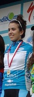A deportista Eva Álvarez do Monteferro Bike Club de Nigrán.
